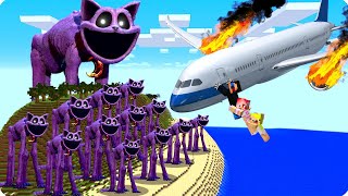 ✈️Крушение Самолёта На Остров Кэтнэпа В Майнкрафт! Шеди Леска И Нубик Minecraft