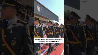 Heydər Əliyev Adına Hərbi İnsutda Növbəti Buraxılış Mərasimi Keçirilib