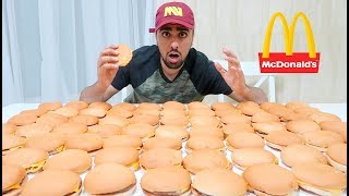 EATING 100 MCDONALDS BURGERS (IMPOSSIBLE) *100,000 CALORIES* EATING 100 MCDONALDS BURGERS (IMPOSSIBLE) *100,000 CALORIES*