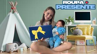 Rotina Troca De Roupa Nova Presente Bebê Reborn