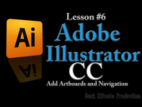 Adobe Illustrator CC - Lesson #6 Add Artboards and Navigation
