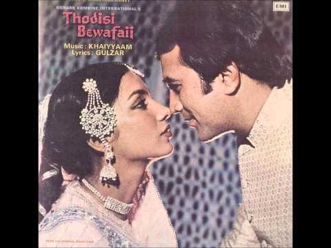 Kishore Kumar Lata Mangeshkar - Hazaar Rahain - Thodisi Bewafai...