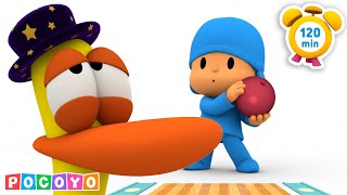 Strike Pocoyo & Friends Go Bowling - Lets Have Fun Pocoyo English Cartoons For Kids