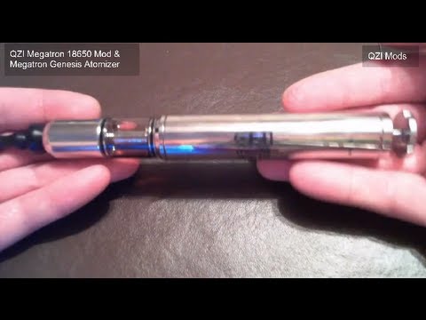 QZI Megatron 18650 Mod & Megatron Genesis Atomizer (E-Cig)