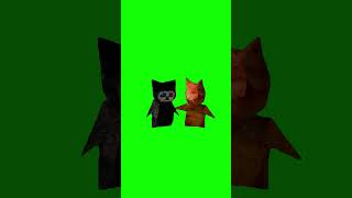Cats Dunking In Milk Green Screen