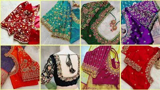 Maggam Work Blouse Design Ideas Aari Work Blouse Work Embroidery Blouse Design Back Neck