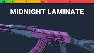 Ak-47 Midnight Lte - Skin Float And Wear Preview