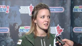 2011 Capital One Canada Cup of Curling -- Draw 8 Media Scrum