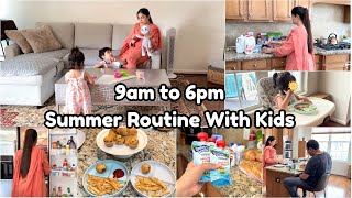 Stani Mom 9Am To 6Pm Summer Routine With Kids Kids Meal Ideas Grocery Restock
