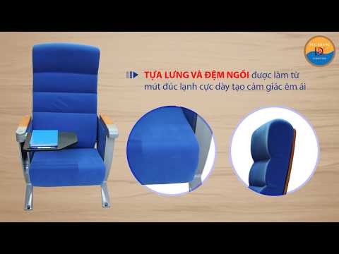Ghế WH8012 - Ghế hội trường Đức Khang khung thép, đẹp, giá tốt