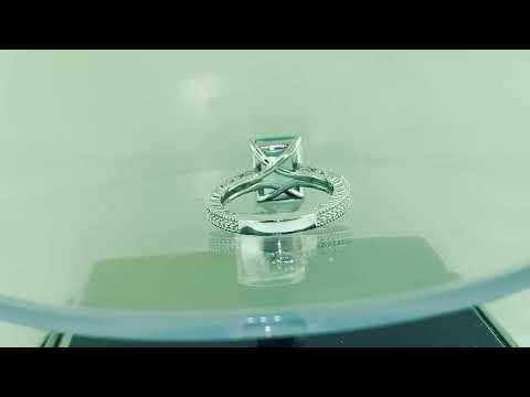3.00 Carat Emerald Cut Aquamarine Engagement Ring, Anniversary Ring,  14k White Gold, Rose Gold, or Yellow Gold Vintage Unique Handmade 3.00 Carat Emerald Cut Aquamarine Engagement Ring, Anniversary Ring,  14k White Gold, Rose Gold, or Yellow Gold Vintage Unique Handmade