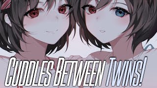 Cuddling Between A Pair Of Teasing Twins Binaural Audio Twins Rp F4A