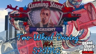 How To Skii In Gta Online - Sabre Turbo Two-Wheel Driving
