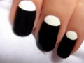 Half Moon Manicure