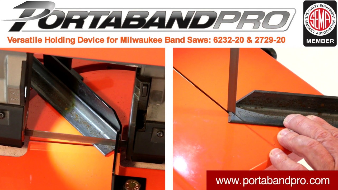 Transform Your Milwaukee 6232 and 2729 PortaBand Saw into a Chop Saw with Portaband Pro