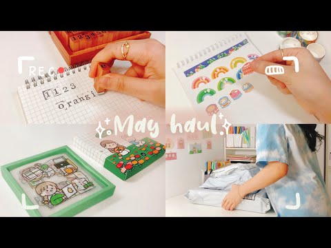 Xem mình unbox đồ để giảm stress// orangiee//stationery haul