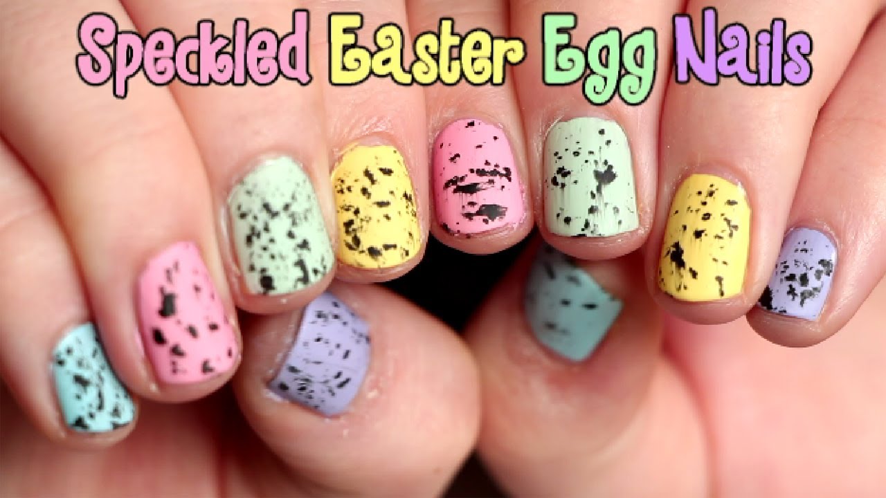 4. DIY Speckled Egg Nails - wide 3