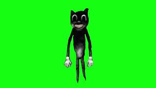 Cartoon Cat Jumpscare (Trevor Henderson￼) Green Screen