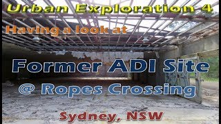 Urban Exploration 4 - Ropes Crossing Adi Site