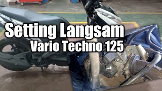 Cara Mengatur Langsam Putaran Idle Putaran Stasioner Vario Techno 125