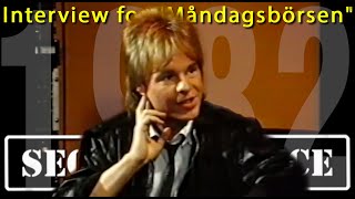 Secret Service On Swedish Tv (Interview, 1982)