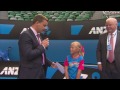 Novak Djokovic surprises ANZ Tennis Hot shot- Australian Open 2015