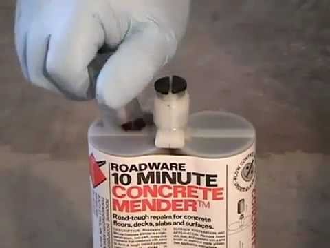 10 Minute Concrete Mender Crack Repair | How To Save Money ...