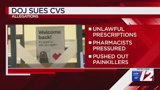 Cvs Hit With Lawsuit, Accused Of Unlawfully Filling Opioid Prescriptions