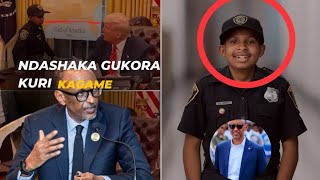 Woooooooooow Umwana Urinda Trump,Aka Kana Gakunda Kagame Byo Gupfa,Guhirwa Hasi Hejuru