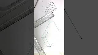 How To Draw Isometric Drawing With The Help Of Mini Drafter In Engineering Drawing.