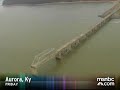 Ship strikes Kentucky bridge, portion collapses
