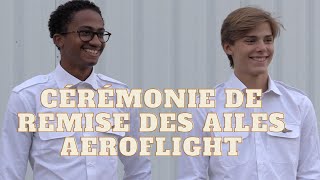 Cérémonie de remise des Ailes Aeroflight