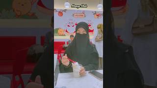 Cara Ukhti Bercadar Makan Eskrim Pakai Cadar Tali