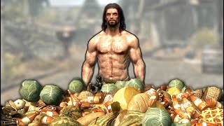 How much TOTAL FOOD is in the city of Whiterun? (Skyrim)