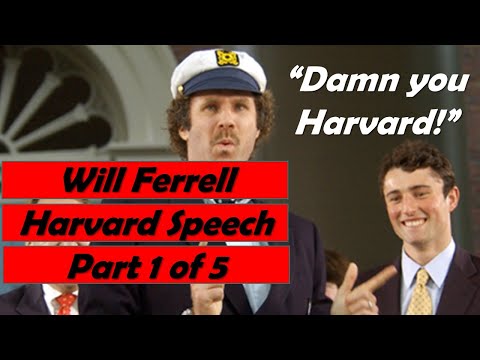 Will Ferrell Harvard Commencement Speech Part 1 of 5