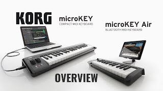 Korg's microKEY and microKEY Air Series Overview