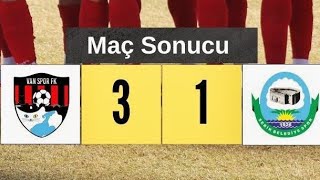 Vanspor 3-1 Serik Belediyespor | ÖZET