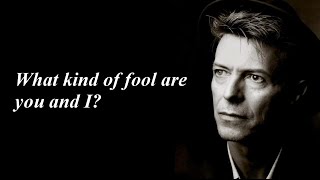 Watch David Bowie Dont Let Me Down  Down video