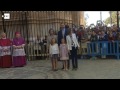 Primera misa de Pascua en Mallorca de don Felipe y doña Letizia como Reyes