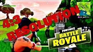 HowTo: Stretch your Resolution 4:3 on Fortnite & Gain Advantage +FPS Boost