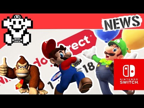 Luigi, Donkey Kong, Kirby und Mario Tennis kehren auf die Switch zurück! - NerdNews #219