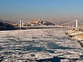 Napfény a jégen - jégzajlás a Dunán