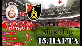 Galatasaray - İstanbulspor Süper Lig 15. Hafta E Football Pes Si̇mülasyon