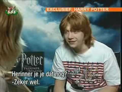 emma watson daniel radcliffe and rupert. movie! SBS6 interview