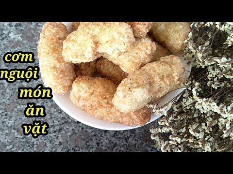 Cách làm món ăn vặt từ cơm nguội