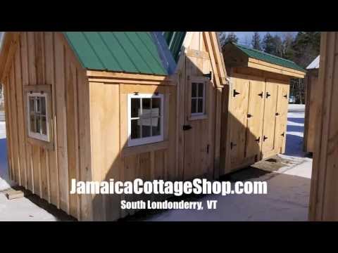 Tiny Art Studio Shed-Cabin Model in Vermont- Jamaica Cottage Shop