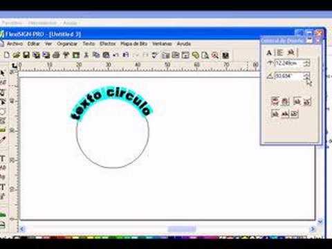 Letras en circulo con FlexiSign - YouTube Letras en circulo con FlexiSign - YouTube