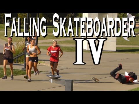 Public Pranks: The Falling Skateboarder 4!