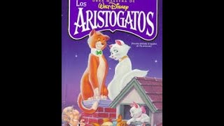 Opening To The Aristocats Los Aristogatos 1996 Spanish Vhs