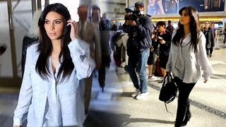 Pregnant Kim Kardashian Heads To Nigeria, Asked About Court Date With Kris Humphries